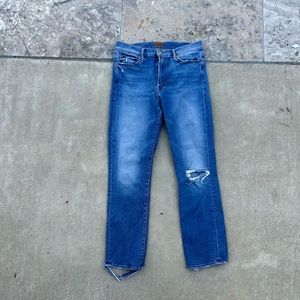 Mother High Waisted Rascal Ankle Jeans